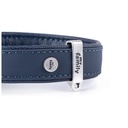 MY FAMILY BILBAO COLLAR FAUX LEATHER BLUE LRG 42-50CM-3