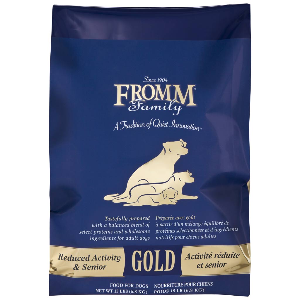 FROMM DOG GOLD REDUCED ACTIVITY & SENIOR 6.8KG (NAVY)