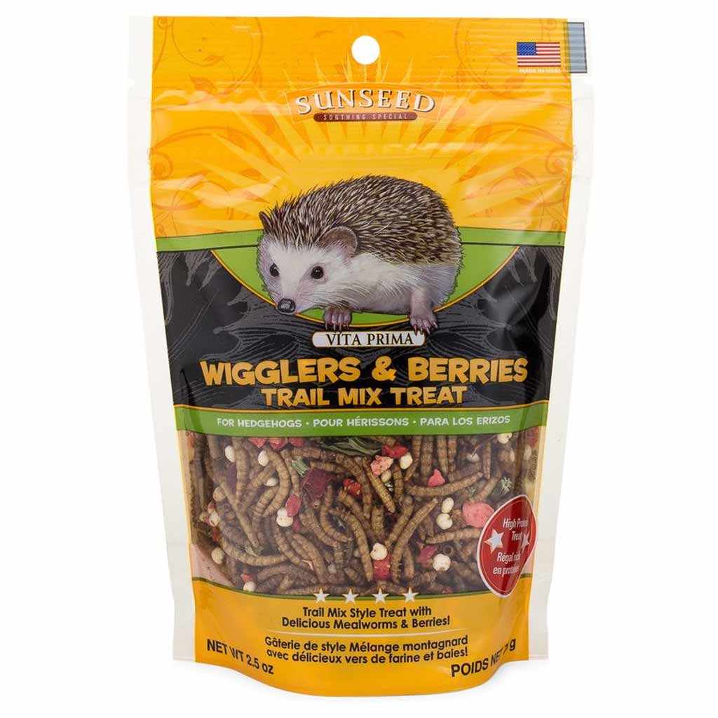 DMB - SUNSEED VITA PRIMA HEDGEHOG WIGGLERS &amp; BERRIES 2.5OZ