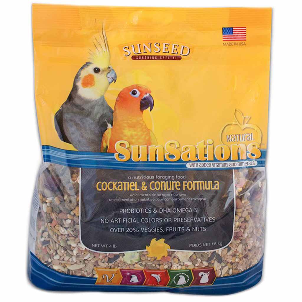 DV - SUNSEED SUNSATIONS COCKATIEL & CONURE 4LB