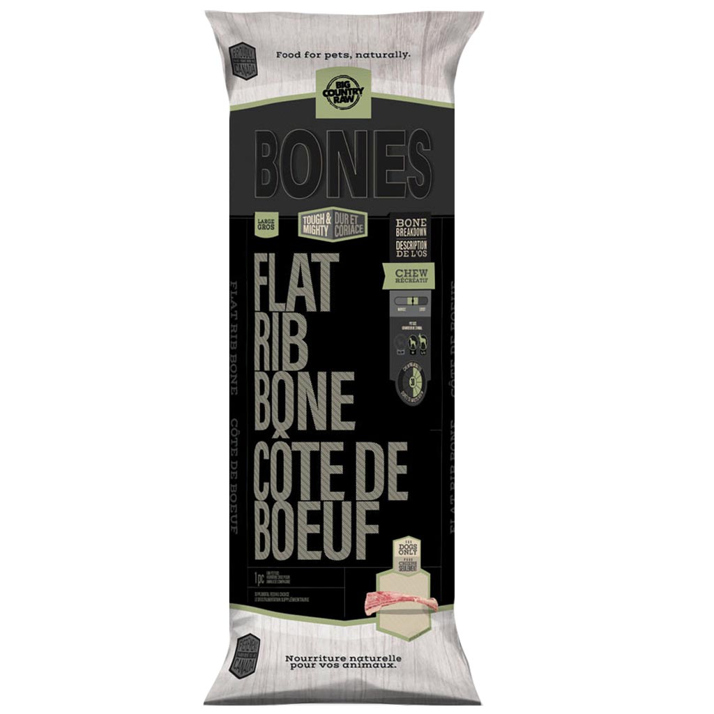 BCR FLAT RIB BONE (1PK)