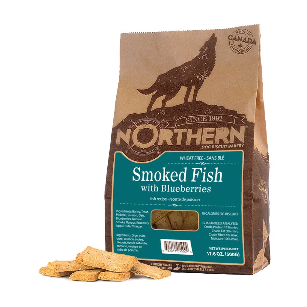 NORTHERN BISCUIT SMOKED FISH & BLUEBERRIES 500G