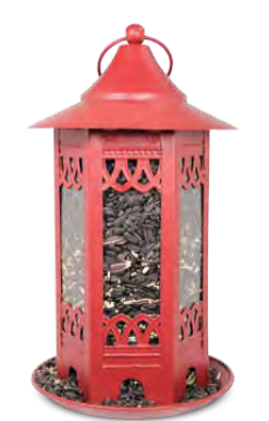 DV - PINEBUSH MIXED SEED DECORATIVE FEEDER RED