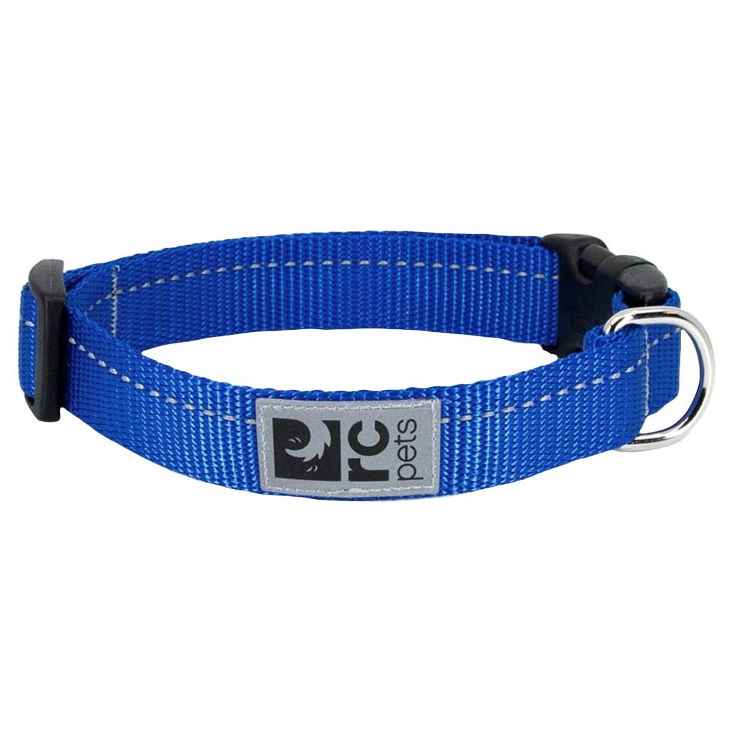 RC PETS CLIP COLLAR MED 1&quot; ROYAL BLUE