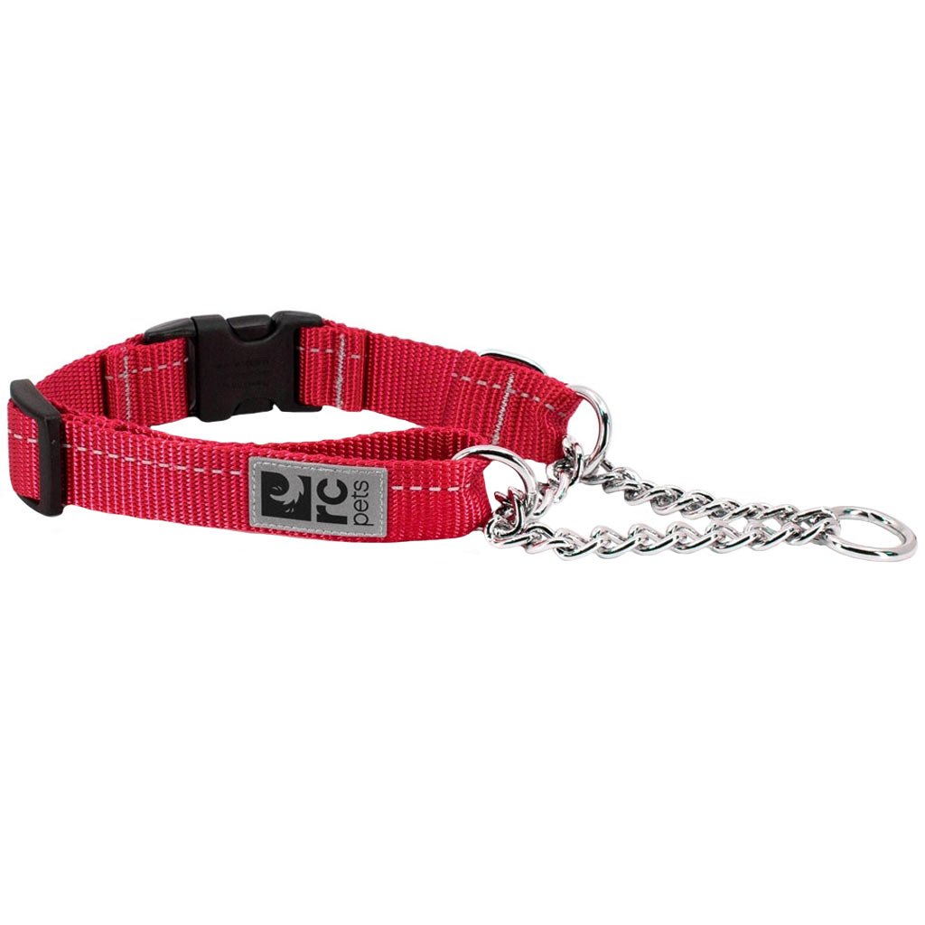 RC PETS TRAINING CLIP COLLAR PRIMARY SM 3/4&quot; RED