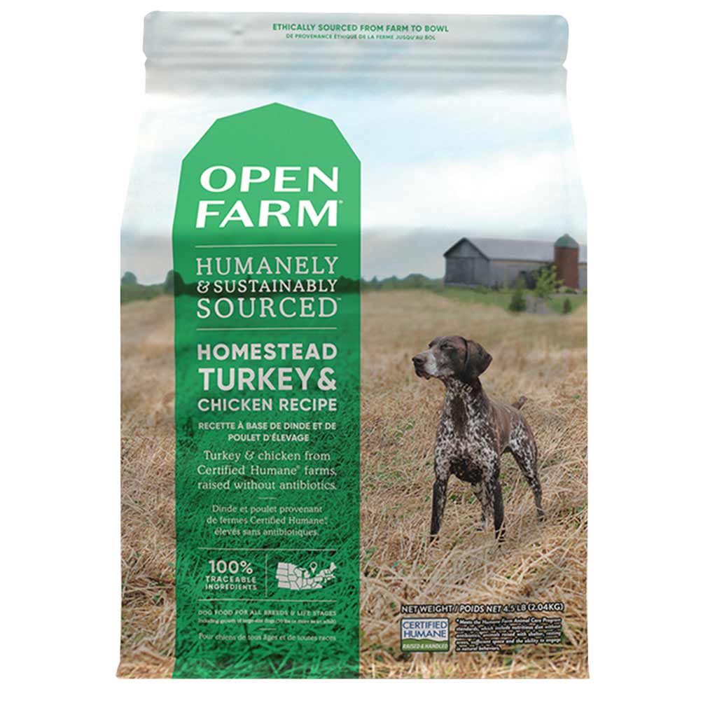 DR - OPEN FARM DOG HOMESTEAD TURKEY &amp; CHICKEN 24LB