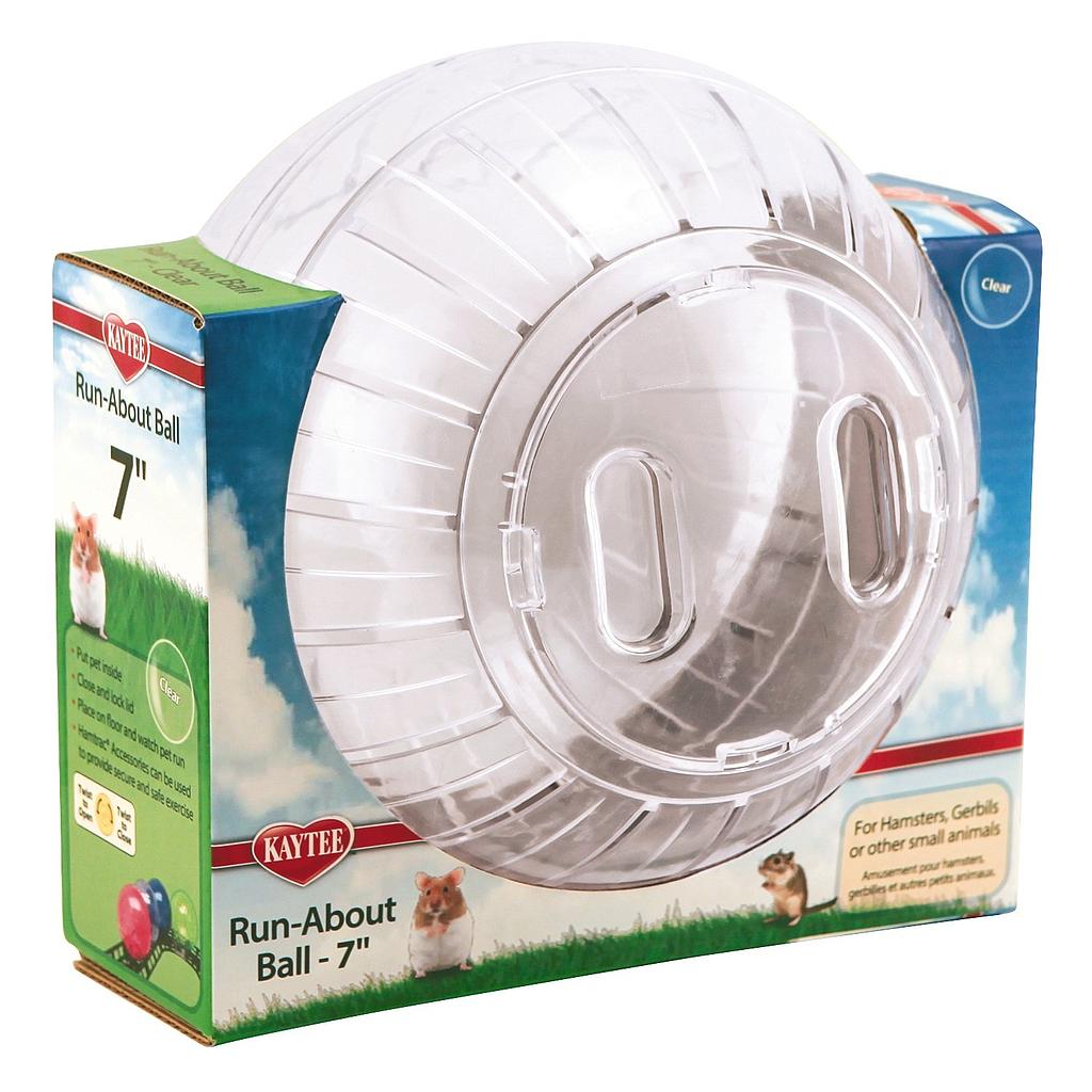 KAYTEE RUN ABOUT BALL CLEAR 7&quot;