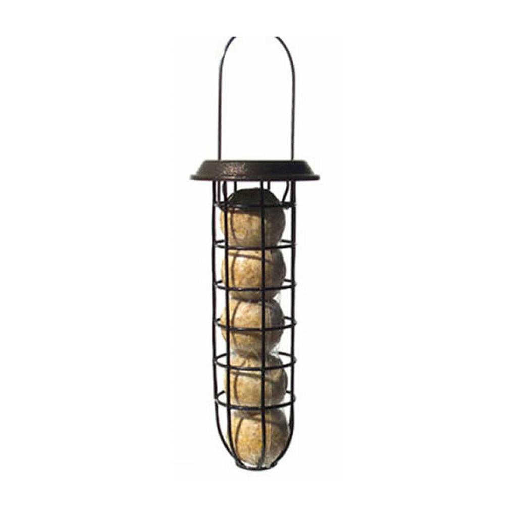 DMB - WILDLIFE SCIENCE MESH BALL FEEDER  W/ ROOF