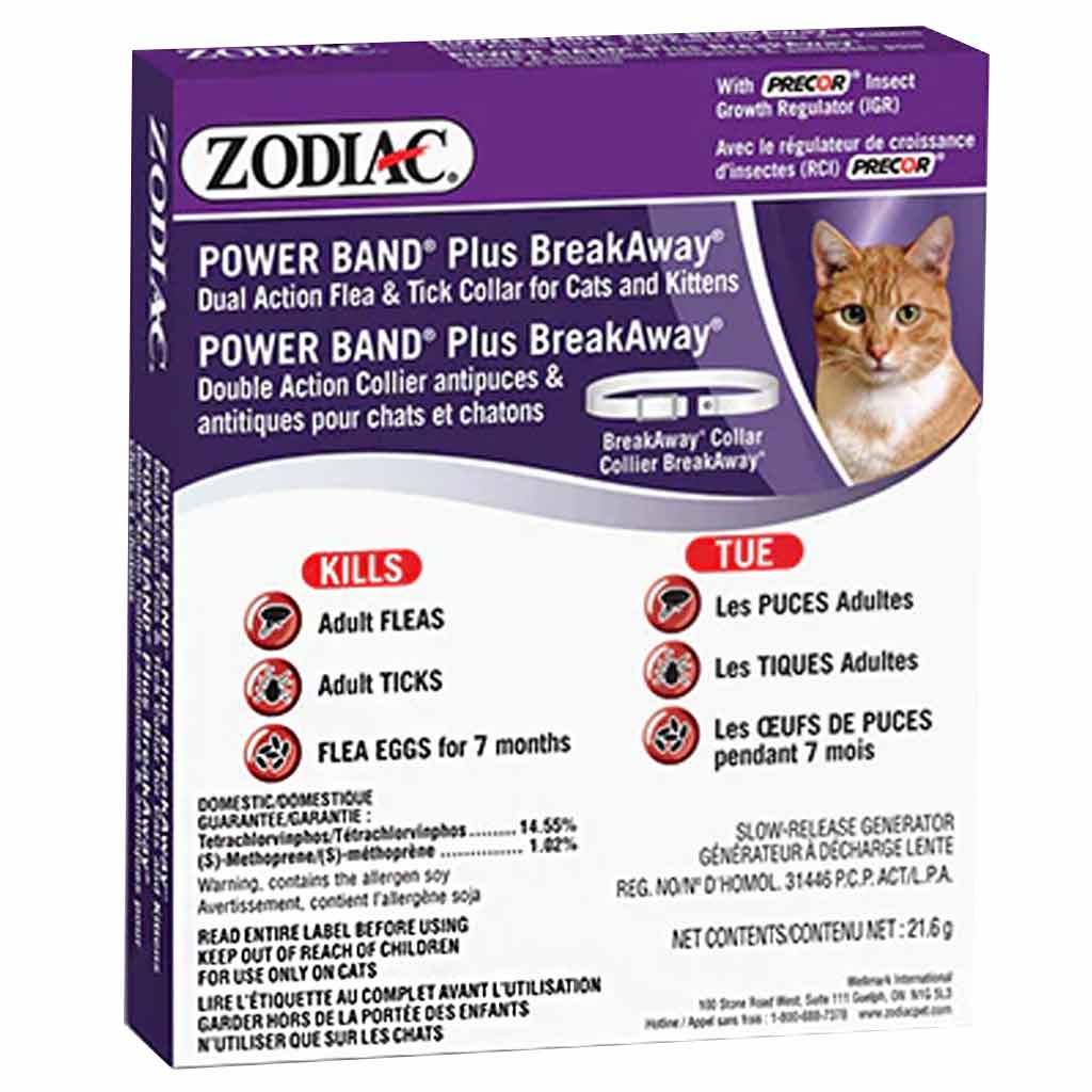 DV - ZODIAC POWERBAND PLUS DUAL ACTION COLLAR CAT/KITTENS