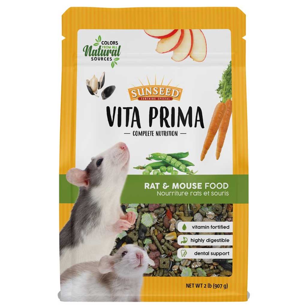 SUNSEED VITA PRIMA RAT, MOUSE &amp; GERBIL 2LB