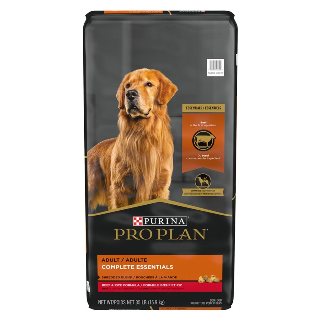 PRO PLAN DOG ESSENTIALS SHREDDED BEEF & RICE 17KG