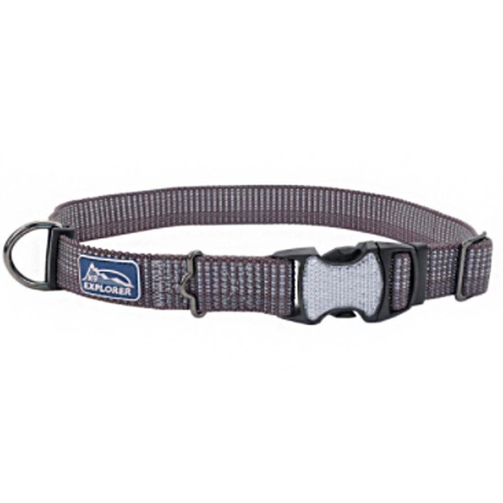 COASTAL K9 EXPLORER REFLECTIVE ADJ COLLAR MOUNTAIN 5/8&quot;X8-12&quot;