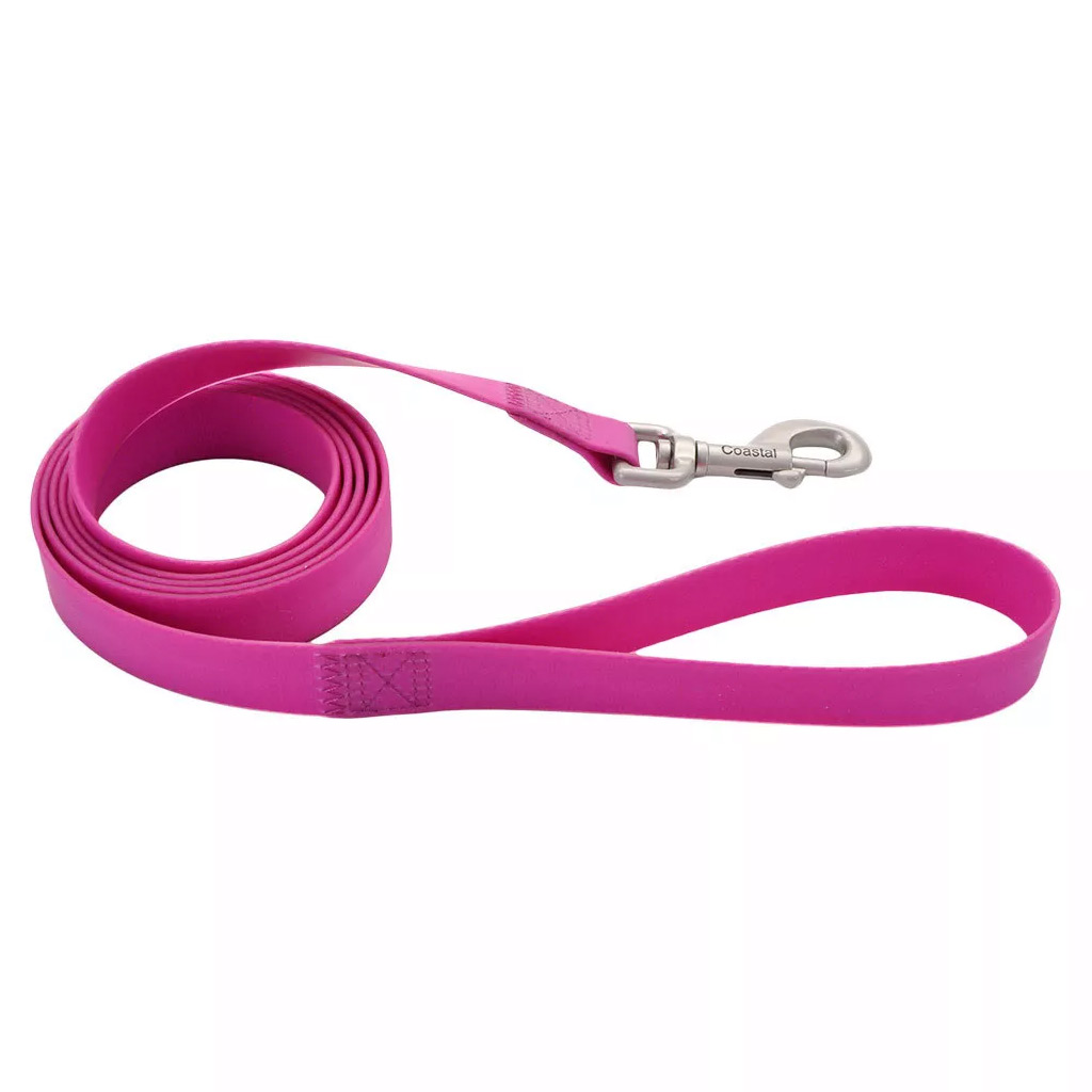 COASTAL PRO ADJ WATERPROOF LEASH PURPLE 1"X6'