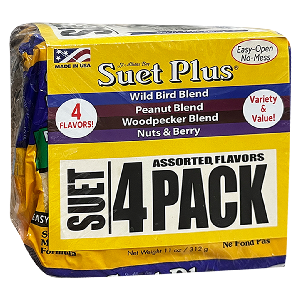 WILDLIFE SCIENCE SUET PLUS VARIETY 4 PACK 