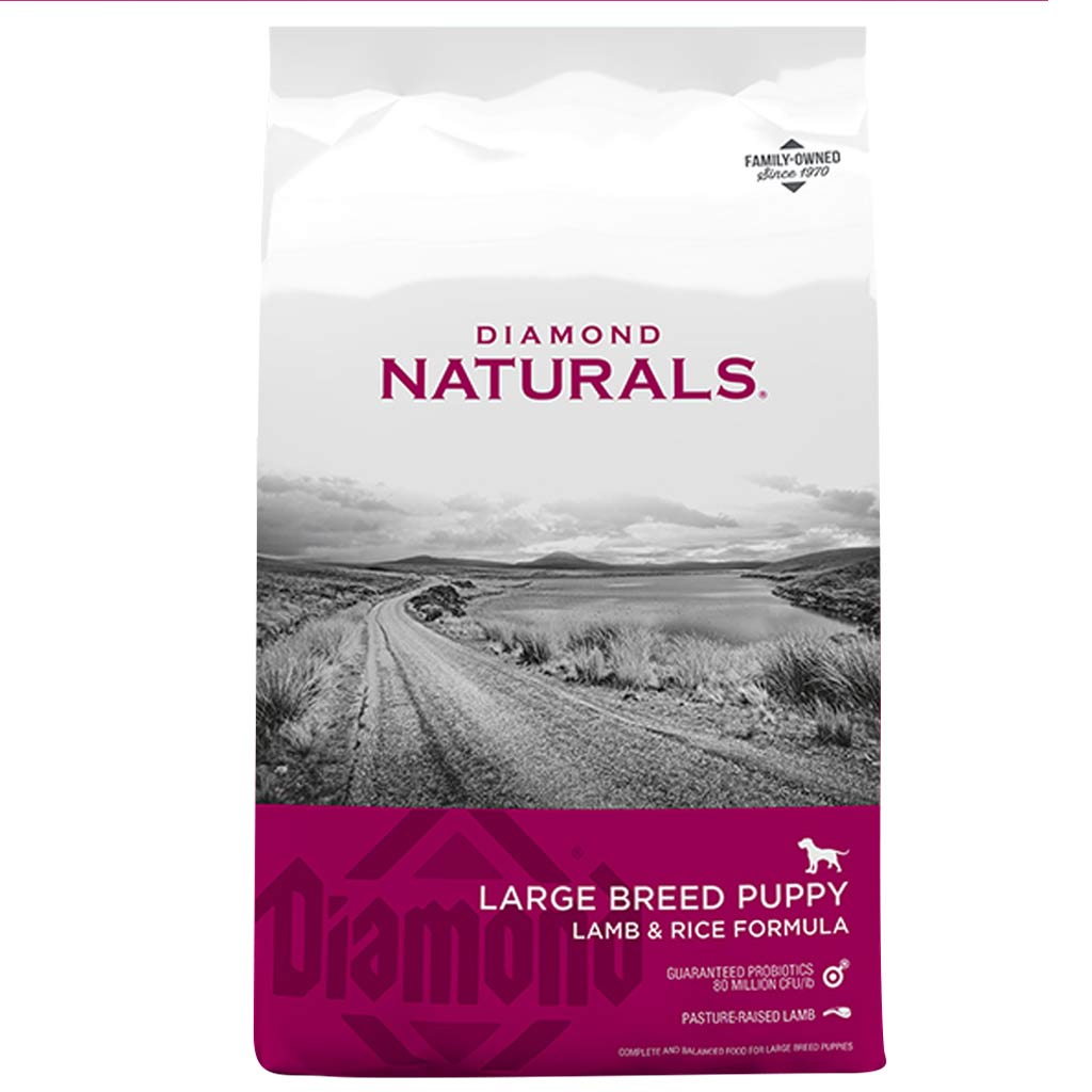 DIAMOND NATURALS PUPPY LARGE BREED LAMB & RICE 40LB