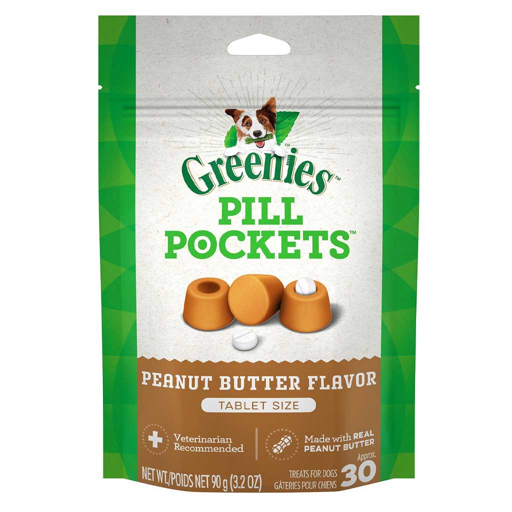 DMB - GREENIES PILL POCKET DOG HICKORY SMOKE 3.2oz TABLET