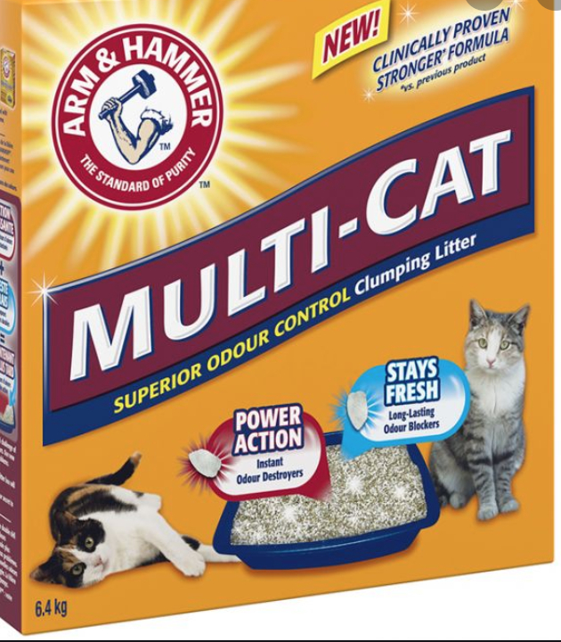 ARM & HAMMER MULTICAT LITTER 6.4KG