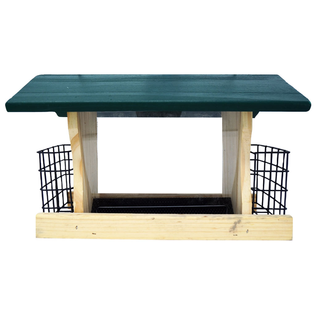 PINEBUSH MIXED SEED & SUET HOPPER FEEDER