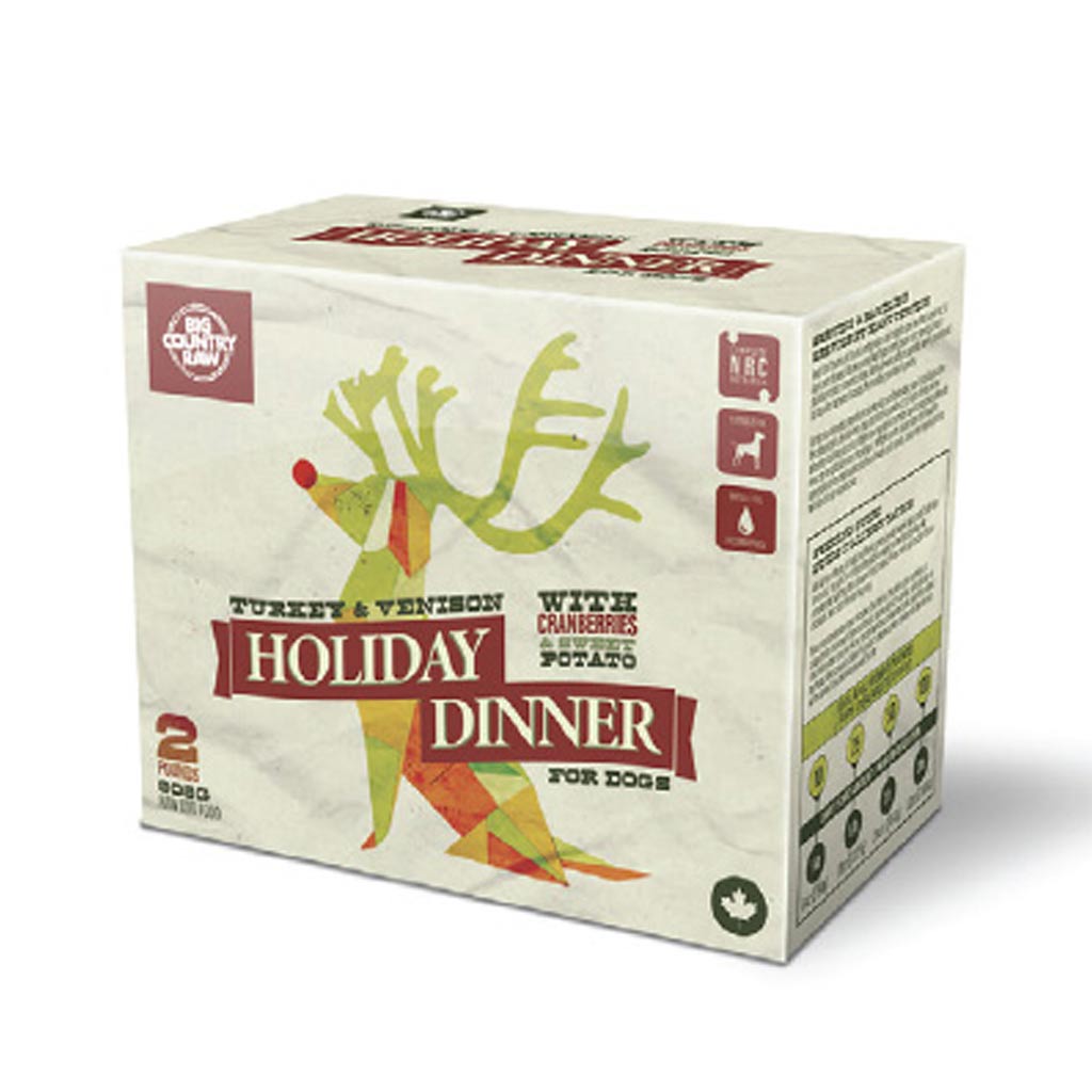 BCR TURKEY & VENISON HOLIDAY DINNER 2LB