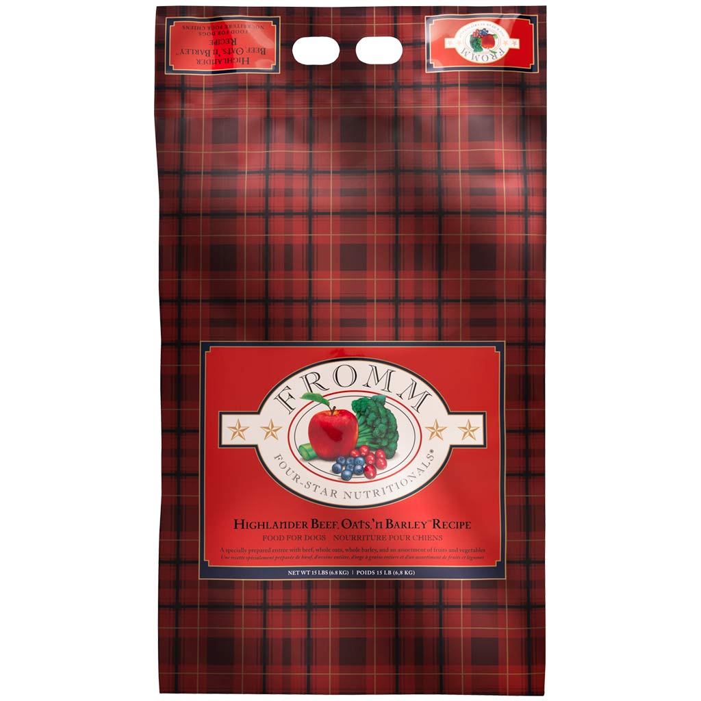 FROMM DOG 4STAR HIGHLANDER BEEF, OATS &amp; BARLEY 5.4KG