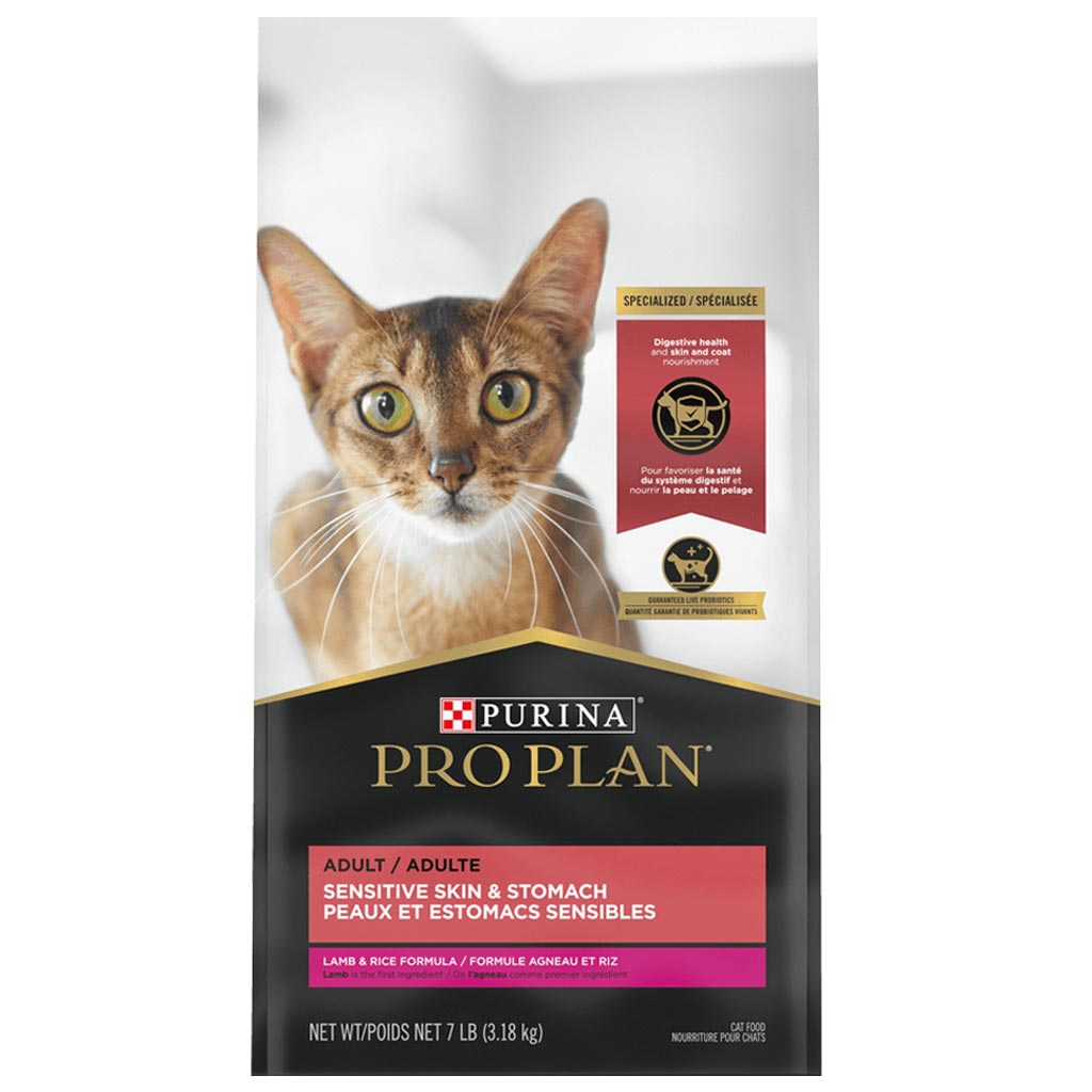 PRO PLAN CAT SENSITIVE SKIN & STOMACH LAMB & RICE 3.18KG