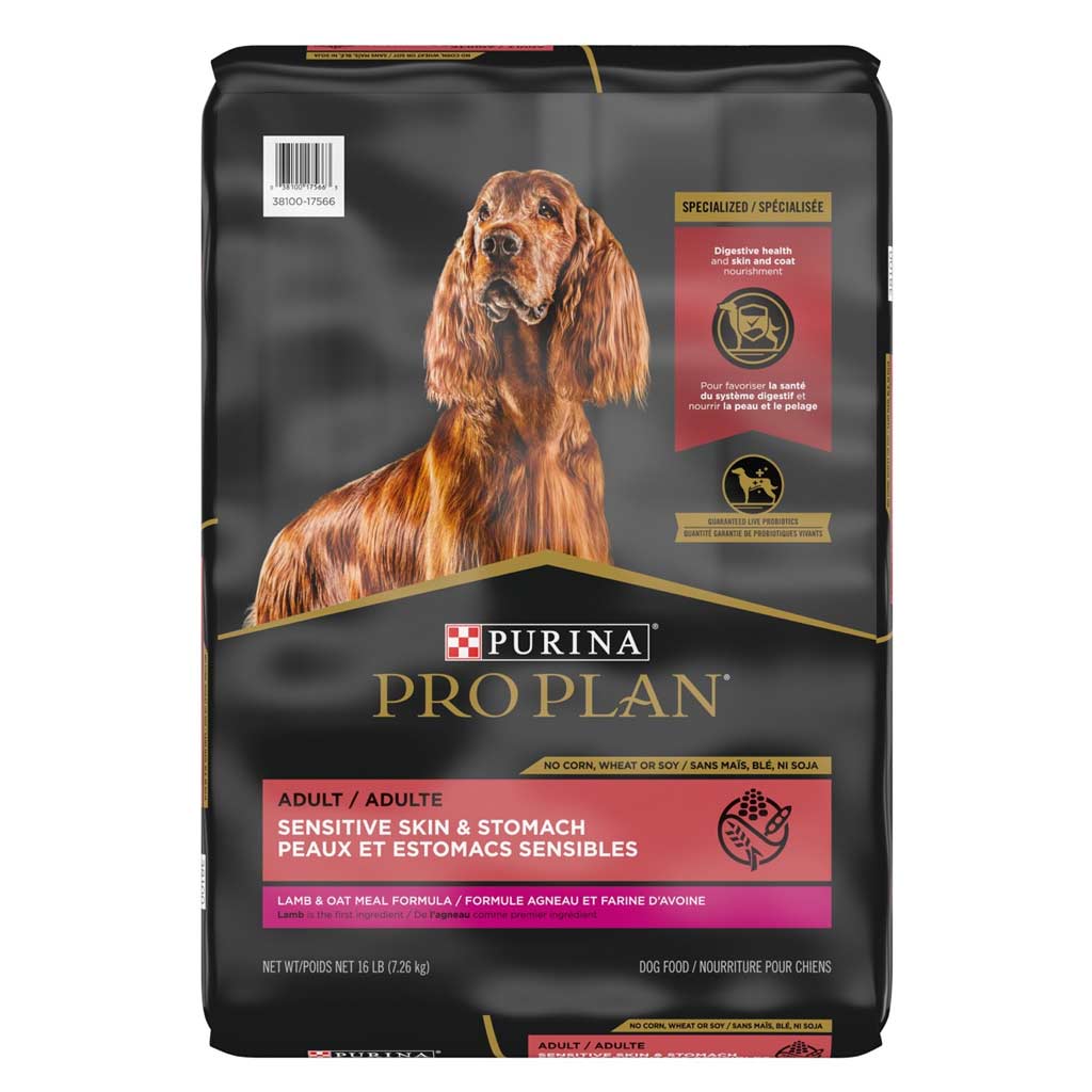 SO - PRO PLAN DOG SENSITIVE SKIN &amp; STOMACH LAMB &amp; OAT 7.27KG