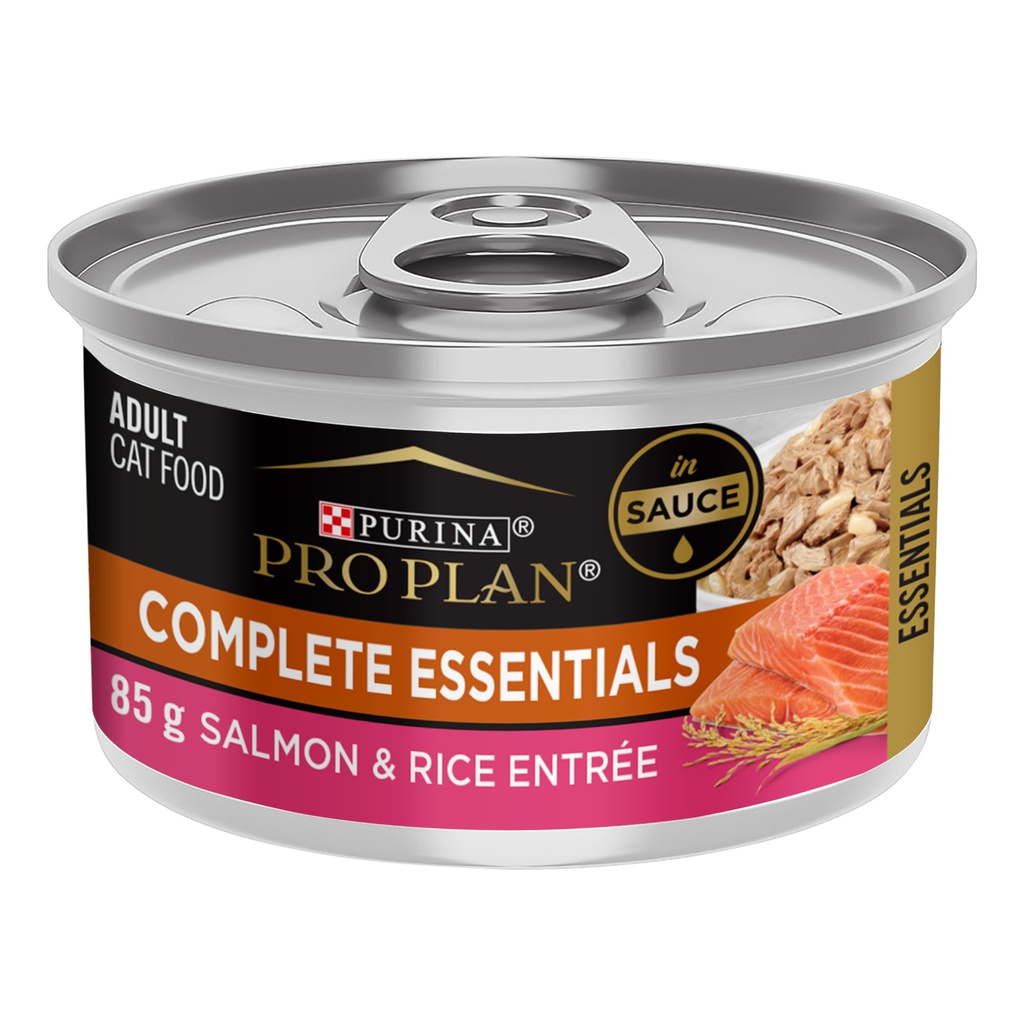 SO - PRO PLAN CAT COMPLETE ESSENTIALS SALMON &amp; RICE 85G