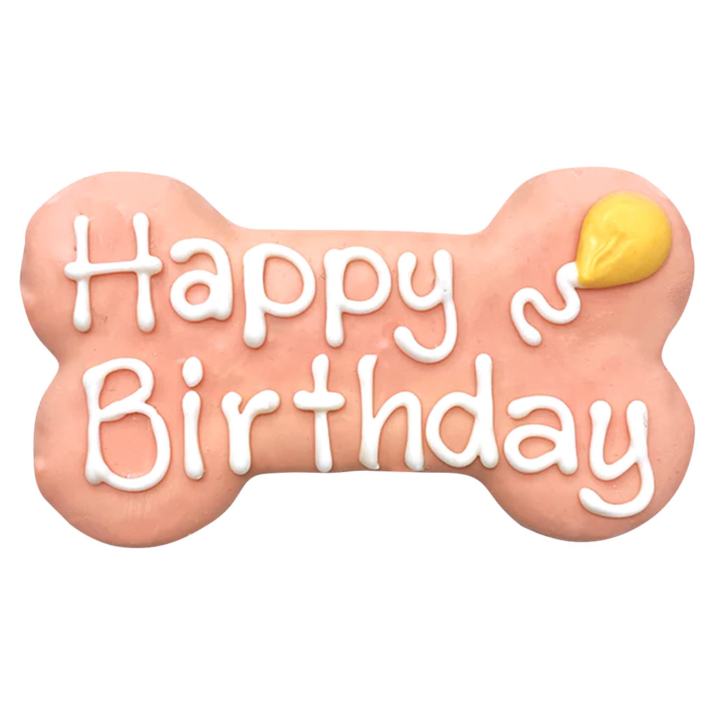 DR - BOSCO AND ROXY'S HAPPY BIRTHDAY BONE PINK 6" (CORE)