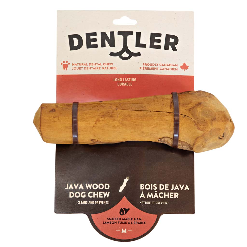 DR - DENTLER JAVA WOOD SMOKED HAM MAPLE DOG CHEW MED