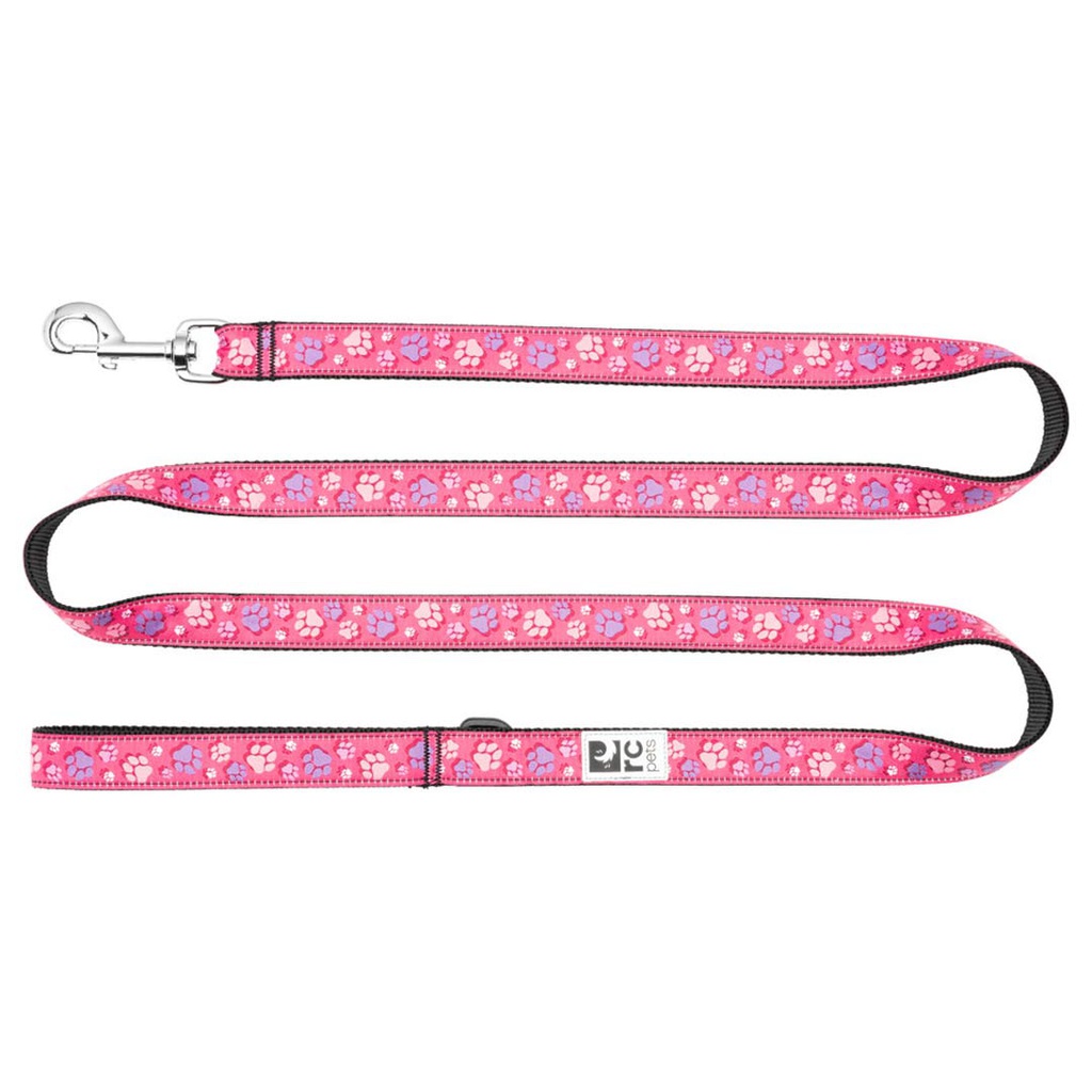 DR - RC PETS LEASH FRESH TRACKS PINK [1/2&quot;X6']