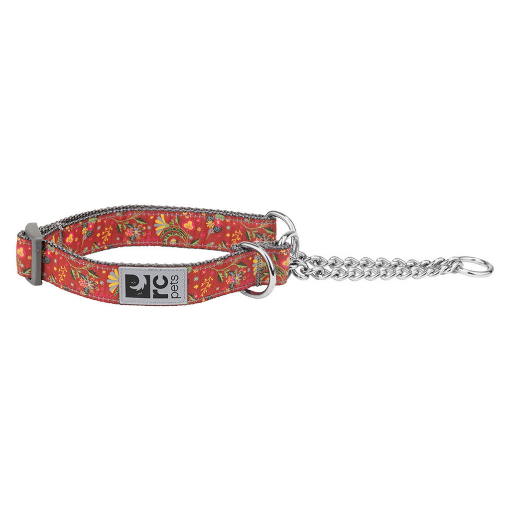 RC PETS TRAINING COLLAR CLAY FLORAL S