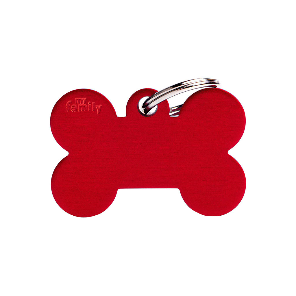 MY FAMILY BASIC ALUMINUM BONE RED L
