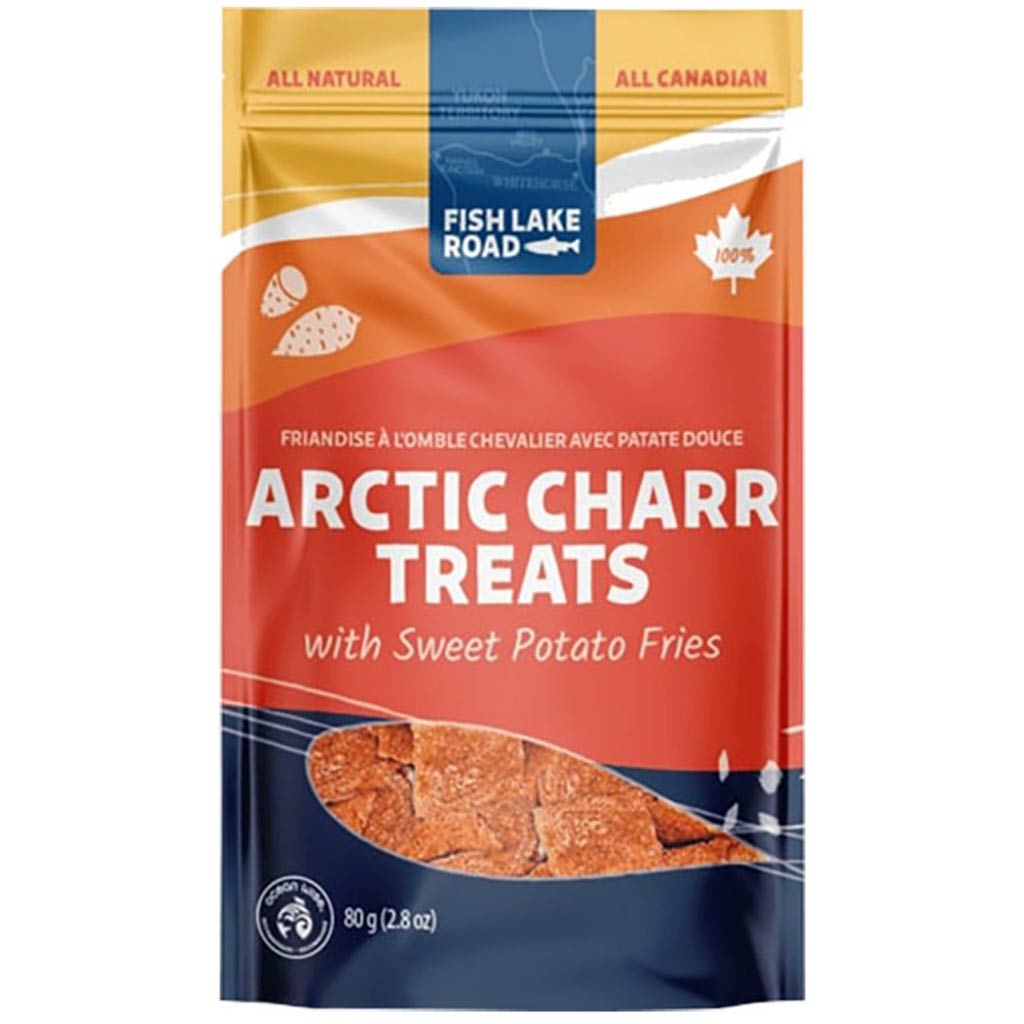 DMB - FISH LAKE RD ARCTIC CHARR W/ SWEET POTATO FRIES (FISH 'N CHIPS) TREATS 80G