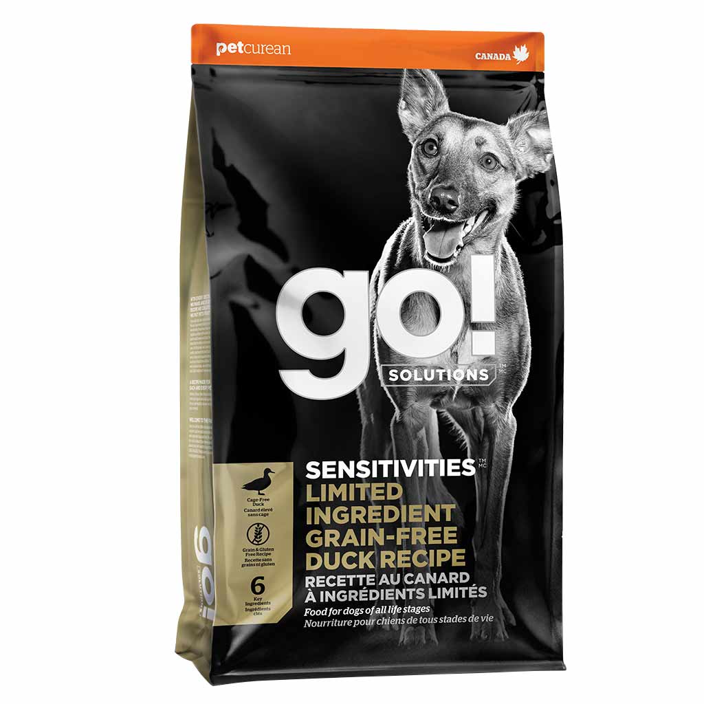 DMB - GO DOG SENSITIVITIES LID GRAIN FREE DUCK 12LB