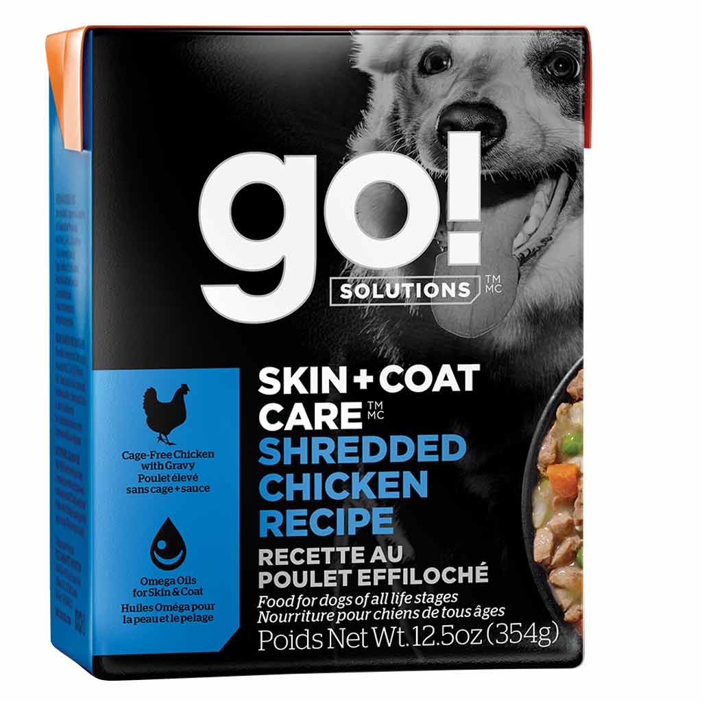 DMB - GO DOG SKIN &amp; COAT SHREDDED CHICKEN 12.5OZ