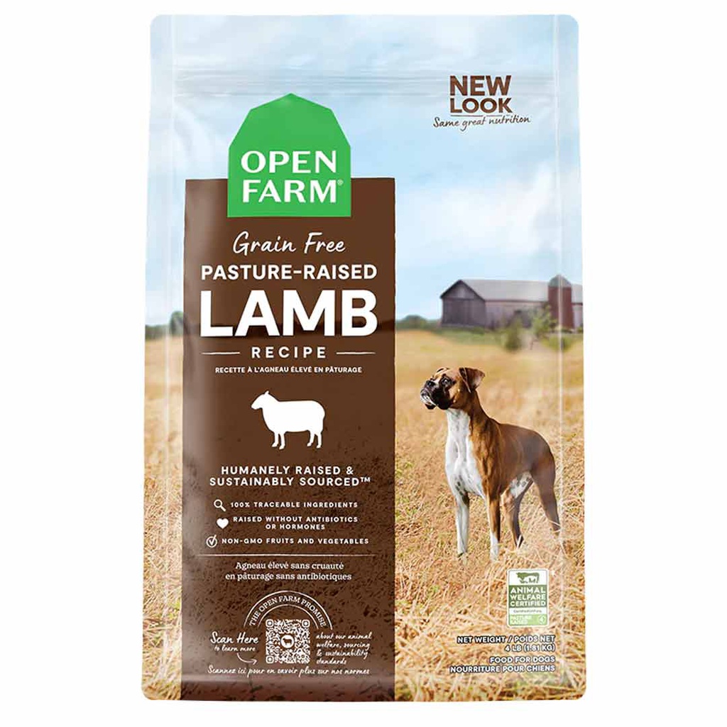 OPEN FARM DOG PASTURE RAISED LAMB 11LB