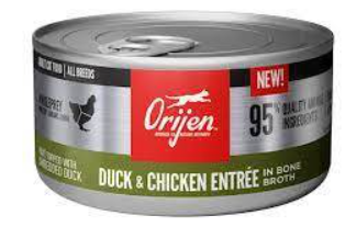 ORIJEN CAT DUCK & CHICKEN ENTREE 85g (3OZ)