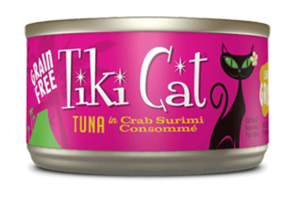 TIKI CAT TUNA & CRAB SURIMI 2.8OZ