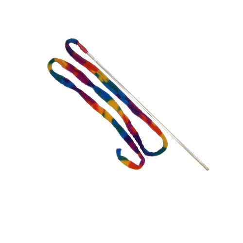 CAT DANCER CAT CHARMER TOY RAINBOW WAND