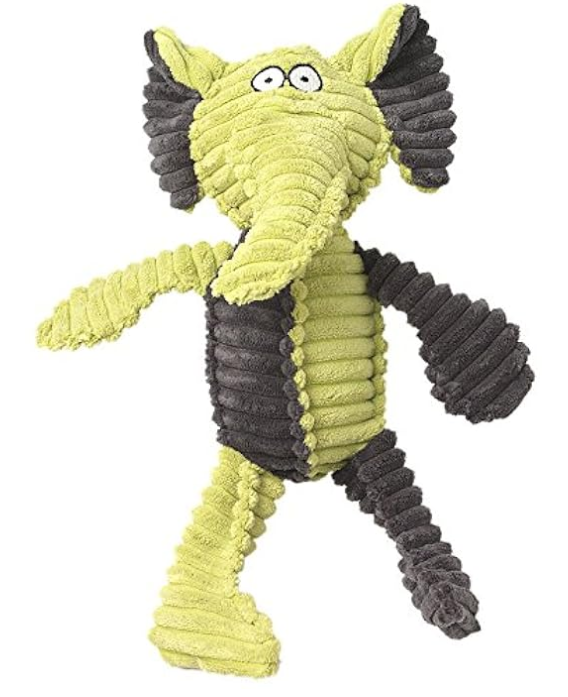 PETRAGEOUS RIBRAGEOUS MAUI THE ELEPHANT LIME/GREY 13.5"