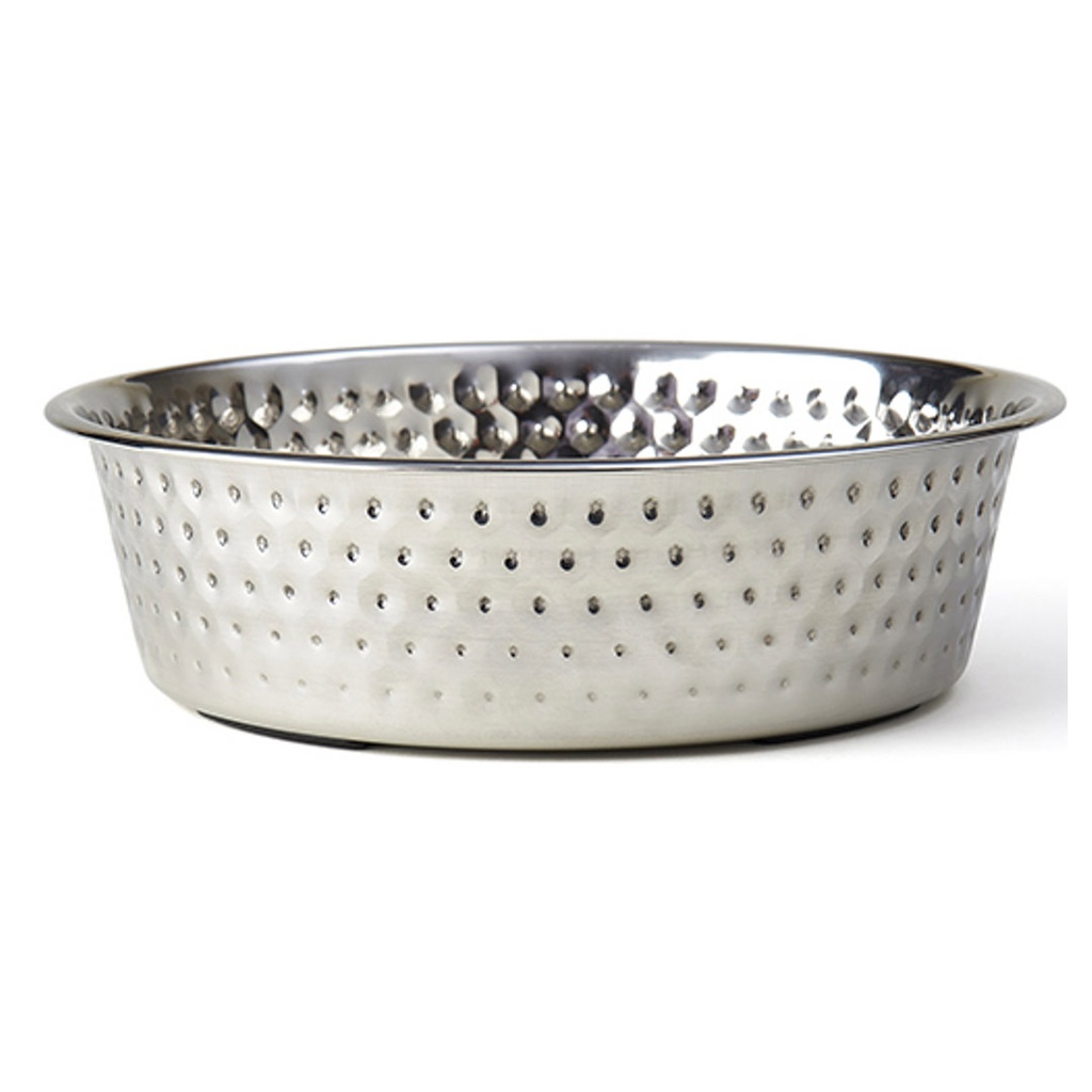 PETRAGEOUS CRETE HAMMERED STAINLESS BOWL 9&quot; 2.32QT