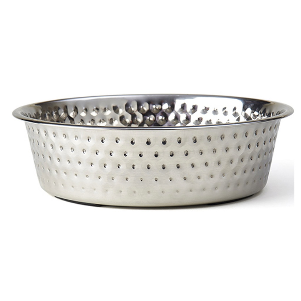 PETRAGEOUS CRETE HAMMERED STAINLESS BOWL 6.50" 1.50PINT