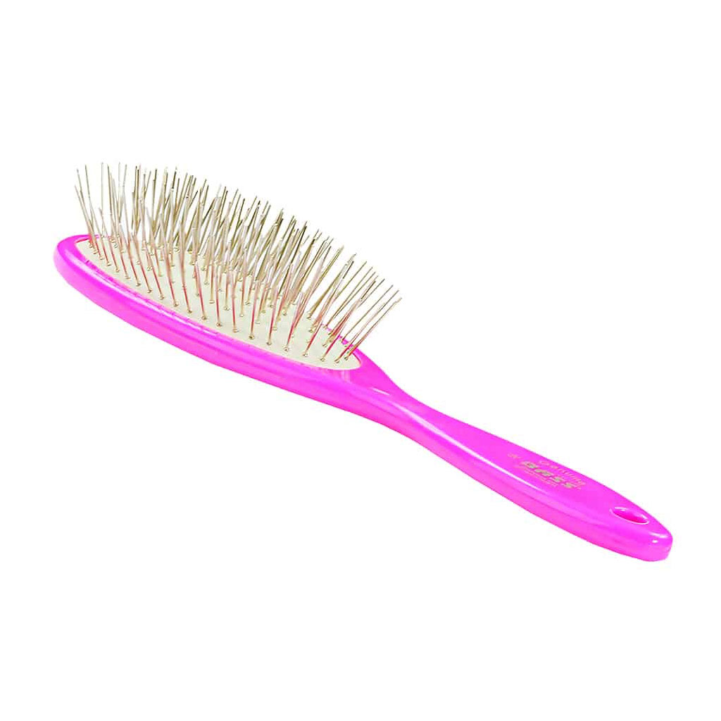 DMB - BASS 57 STYLE &amp; DETANGLE PET BRUSH ASST COLORS SM OVAL