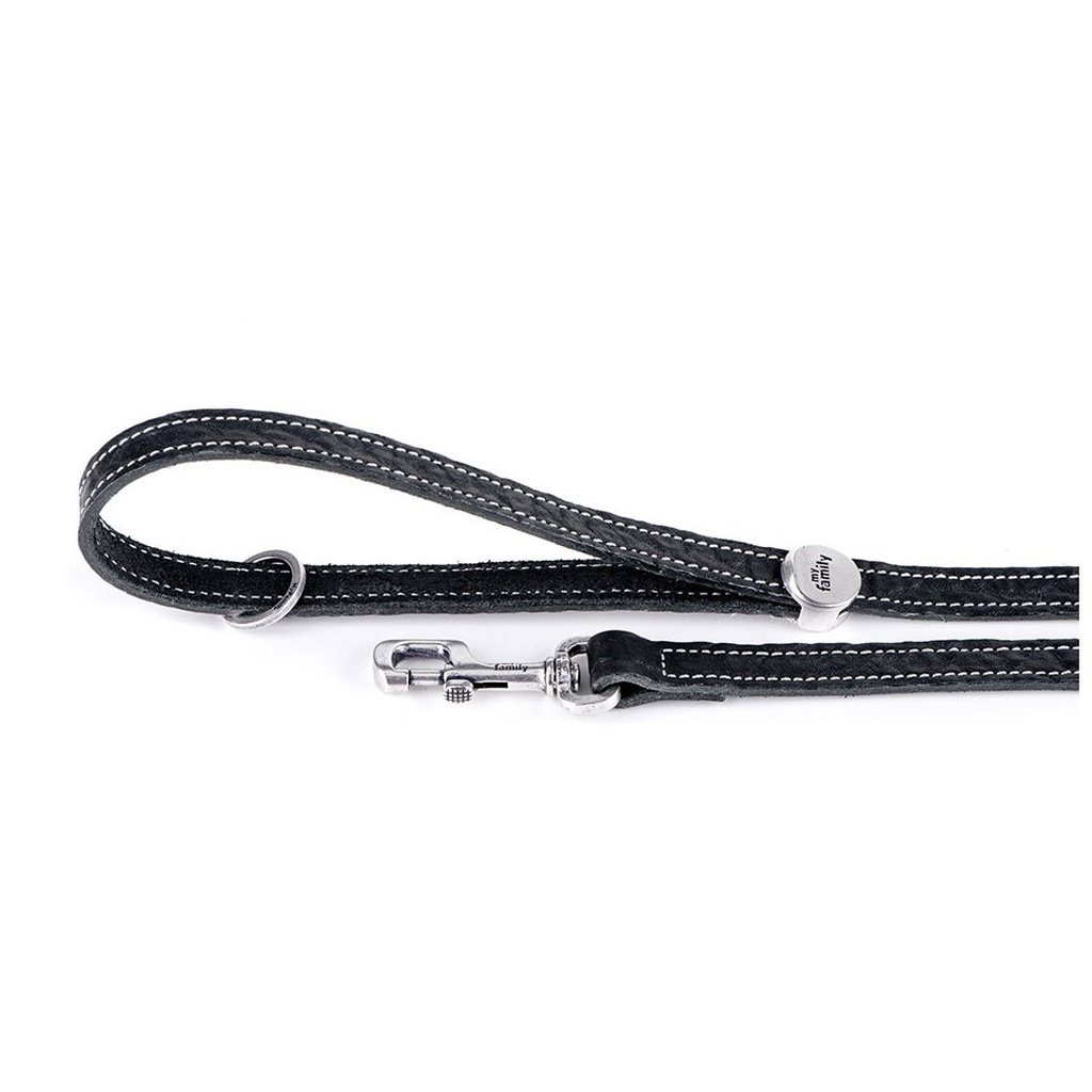 DMB - MY FAMILY EL PASO LEASH LEATHER BLK