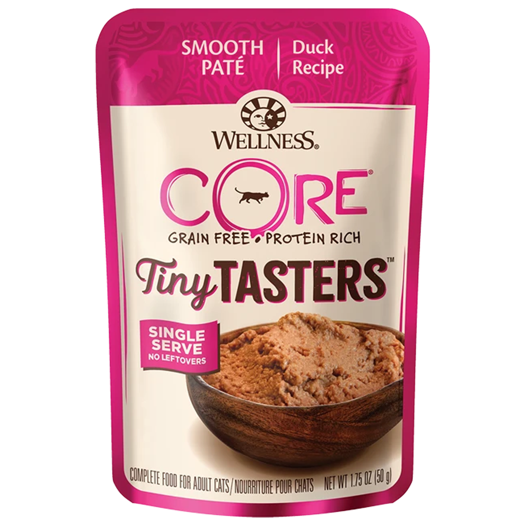 WELLNESS CORE TINY TASTERS DUCK 50G (1.75OZ)