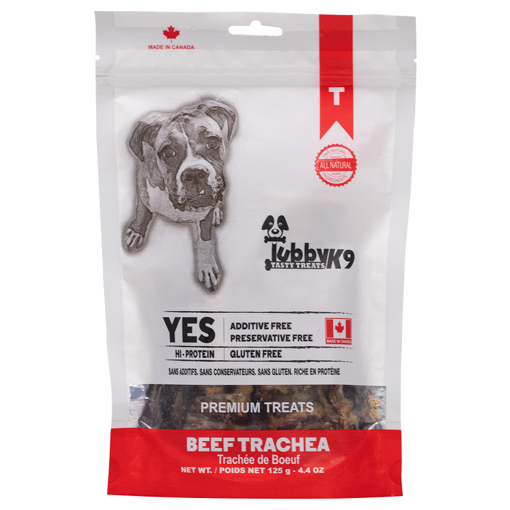 TUBBY K9 BEEF TRACHEA  125G