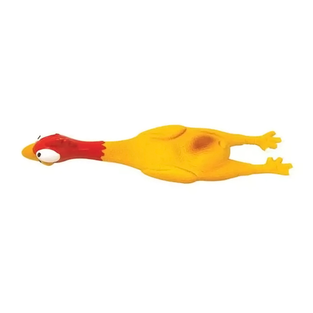 BUD'Z LATEX SQUEAKER DUCK YELLOW 9.4IN