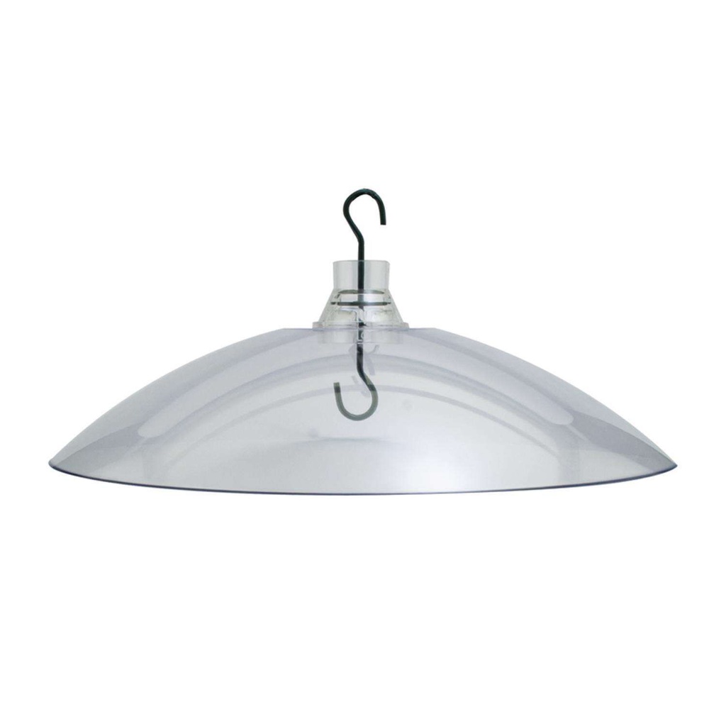 NATURE'S WAY SQUIREL BAFFLE DUAL MOUNT TRANSPARENT 16&quot;