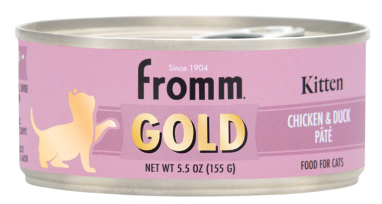 FROMM CAT GOLD KITTEN CHICKEN &amp; DUCK PATE 5.5OZ