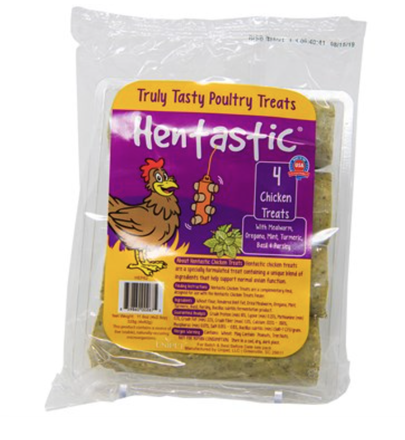 DV - HENTASTIC CHICKEN TREAT OREGANO MINT &amp; TUMERIC MINI (4PK)